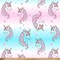 Unicorn Stars Anti-Pill Premium No-Sew Throw Fleece Fabric Kit (50x60)